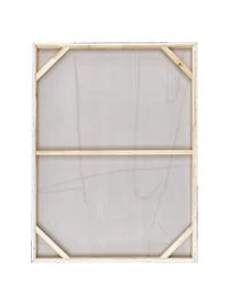 Bemalter Leinwanddruck Golden Blue I – Bild 4