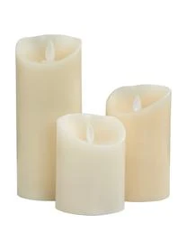 LED-Kerzen Glowing Flame, 3-tlg.