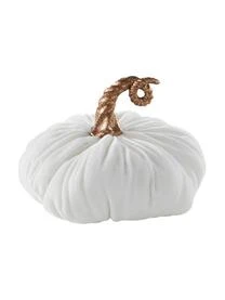 Kleiner Deko-Kürbis Pumpis Mit Samt-Haptik