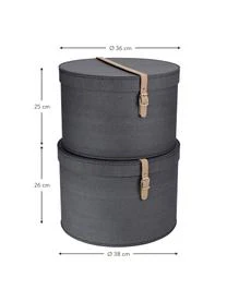 Aufbewahrungsboxen Rut, 2er-Set – Bild 3