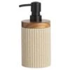 Seifenspender Laura Mit Holz-Dekor