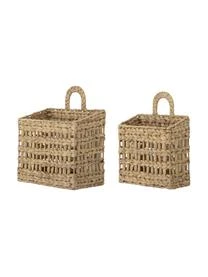 Bloomingville Handgefertigte Aufbewahrungskörbe Paulette Aus Naturfaser, 2er-Set